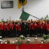 Klangzauber, der gemischte Chor des Gesangverein 1904 Unterdürrbach, nach seiner gelungen Feuertaufe mit dem neuen Chorleiter Hubert Hoche.