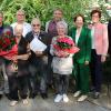 Sie feierten 125-jähriges Jubiläum, vorne (von links): Luise Vogel, Josef Pfister, Erika Hahn, hinten: Barbara Hart, Frank Bauer, Dieter Hart, Bernd Göbel, Christine Bender, Edeltraud Baumgartl, Sebastian Hauck und Nicole Kuhn.