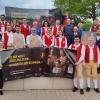 40 Musikvereine aus dem Landkreis nehmen mit Bannern und Postern an der Image-Kampagne des Nordbayerischen Musikbunds für die Blasmusik teil.