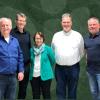 Auf dem Foto von links: Winfried Körner, Hermann Baumgarten, Claudia Döller, Holger Klütz und Martin Schwarz