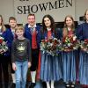 Franziska Kissner, Silber  D2,  Nina Kaiser, Bronze D1, Valentin Schlembach Silber D2, Hannes Fischer, Bronze D1,  Andreas Müller, Nina Isaac, Selina Schöppner,  Lisa Kaiser alle zehn Jahre aktives Musizieren,  Kreisvorsitzende Nordbayrischer Musikbund, Renate Haag, auf dem Bild fehlt Elias Berndl zehn Jahre aktives Musizieren.