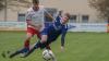 Angreifer Niklas Dömling (im Archivbild vorne) befindet sich in der Rückrunde bisher in guter Form und peilt mit dem TSV Bad Königshofen eine Überraschung im Pokalfinale gegen den FC 06 Bad Kissingen an.