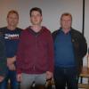 Vorsitzender Erich Wenkheimer (von links) beglückwünschte seine gewählten Vorstandskollegen Heiko Uhl, Dominik Höhn und Reinhold Will. Derweil verabschiedete Wenkheimer nach 30 Jahren Vorstandstätigkeit Georg Gräbner.