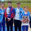 Drittbeste Riege von ganz Bayern: Unser Bild zeigt die erfolgreichen Turner Julian Legron, Jaani Sonntag, Michael Hirt, Johann Siegert, Pascal Filbig und Sportlehrer Julian Binzenhöfer. 