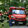 Den heutigen Feuerwehren stellen sich vielfältige Aufgaben, die sie regelmäßig üben. 