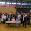 Im Kitzinger Innopark wird das Technologietransferzentrum TTZKT für Robotik, Künstliche Intelligenz und Digitalisierung entstehen. Das Bild entstand bei der Unterzeichnung der Absichtserklärung im Juli.