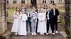 Vier Mädchen und sechs Buben feierten jüngst in Burgpreppach zum ersten Mal die Heilige Kommunion. Den Festgottesdienst feierten die Kinder zusammen mit Pfarrer Manuel Vetter, und ihren Familien in der Bruder-Konrad-Kirche in Burgpreppach. Im Bild die Kommunionkinder (von links): Ina Düring (Bischwind), Frida Merkle (Burgpreppach), Felix Sachs (Goßmannsdorf), Emil Oßwald (Burgpreppach), Paul Walter (Goßmannsdorf), Fabian Schineller (Leuzendorf), Greta Rottenberg (Burgpreppach), Mila Fischer (Reckertshausen), Toni Saam (Goßmannsdorf) und Luis Königsreuther (Goßmannsdorf). Das Bild entstand vor dem Schloss Burgpreppach. Das Bild entstand vor dem Schloss Burgpreppach.