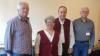 Auf dem Foto (von links): Ernst Hisch (Vorbereitungsteam), Lissy und Hans Heilgenthal, Oswin Hart (Gruppenleiter).
