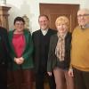 Auf dem Foto MdL Volkmar Halbleib mit Frau, Pfarrer Josef Treutlein, Doris Ringer-Schug und Horst Schug.
