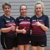 Bayerischer Pokalsieger auf Verbandsebene für Bezirksligamannschaften wurde das Team vom RV Viktoria Wombach III mit (von links) Andrea Ott, Laura Raub und Ursula Sommer.