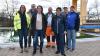 Die Begehung vor dem Betriebsstart des Waldbads mit (von links) Birgit Schöp (Geschäftsleitung Markt Triefenstein), Georg Holzmann (Waldbad), Bürgermeisterin  Kerstin Deckenbrock, Joachim Hofmann (Leiter Bauhof), Ingo Ortel (Betriebsleitung Bädergesellschaft Wertheim mbH), Klaus Scheller (Vorsitzender Förderverein PRO-Waldbad) sowie Sabrina Perleth (stellv. Betriebsleitung Bädergesellschaft).
