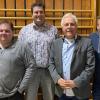 Der wiedergewählte Vorstand des TSV Rottenbauer mit (von links) Jürgen Nicklaus, Matthias Schneider, dem Vorsitzenden Matthias Purucker, Wolfgang Scheyer und Rainer Dehmer.