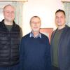 Mario Paul (rechts) und Jürgen Goldbach (links) verabschiedeten den "Lohrer Nachtwächter" Georg Cura. Mario Paul (rechts) und Jürgen Goldbach (links) verabschiedeten den "Lohrer Nachtwächter" Georg Cura.