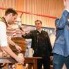 Der CSU-Starkbieranstich in Kürnach mit Ministerpräsident Markus Söder bei übervoller Höllberghalle.