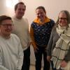 Der Verein "Estenfeld in Schwung" hat einen neuen Vorstand. Im Bild (von links) der neue Vorsitzende Thomas Fischer, die aus dem Vorstand ausgeschiedenen Daniel Runkel und Birgit Hohm sowie die wiedergewählte Bianca Stemig.