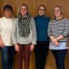 Neugewählter Vorstand: (von links) Birgit Zimmermann (Revisorin), Marion Landeck (Vorsitzende), Tanja Schlelein (stellv. Vorsitzende), Simone Spatzier (Schriftführerin), Anja Kohmann (Kassiererin) und Renate Soosaar (Revisorin).