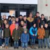 Die Kinder der Jugend- und Kinderfeuerwehr in der Staatlichen Feuerwehrschule Würzburg.