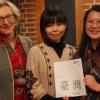 Beim Weltgebetstag der Frauen steht heuer Taiwan im Mittelpunkt. Zur Vorbereitung gab es in Schonungen ein Treffen des Seniorenkreises der evangelischen Kirche, bei dem Doris Hartmann (von links)  Yu-Lan Tsai und Ying-Hsuan Chou als Referentinnen vorstellt.