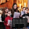 Der Kinderchor bei seinem Auftritt in der Michaeliskirche in Nenzenheim.