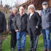 Besuch aus Israel in Karbach (von links): Josef Laudenbacher, Helga Balzert, Yehuda und Hannah Lawie und Altbürgermeister Kurt Kneipp.