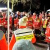 Rund 150 Helferinnen und Helfer waren am Mittwoch bei der Vermisstensuche in Knetzgau und Umgebung stundenlang im Einsatz.