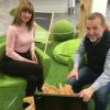 Kateryna Podolian wird sich in Damian Berghofs Start-up neben Assistenzaufgaben auch um das Marketing und den Vertrieb kümmern. 