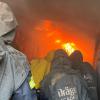 Einen Brandeinsatz unter realistische Bedingungen konnten Atemschutzgeräteträgerinnen und Atemschutzträger im Feuerwehrzentrum Klingholz in einem Brandübungscontainer üben.