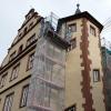 Die Arbeiten bei der Sanierung des historischen Rathauses in Rothenfels gehen voran.