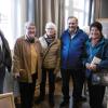 Hugo Keppner, Monika Conrad, Erna Keppnter, Josef Scheller und Frau Scheller beim Herbstmarkt in der Kichenburg Kleinlangheim.