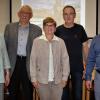 Bürgermeister Steffen Malzer (rechts) wünschte der neuen Führungsriege viel Glück und Erfolg für ihre ehrenamtliche Aufgabe. Dies sind (von links): Karina Werner (Kassierin), Udo Trabert (1. Vorsitzender), Maritta Waldsachs (Schriftführerin) und Michael Schlotthauer (2. Vorsitzender). Bürgermeister Steffen Malzer (rechts) wünschte der neuen Führungsriege viel Glück und Erfolg für ihre ehrenamtliche Aufgabe. Dies sind (von links): Karina Werner (Kassierin), Udo Trabert (1. Vorsitzender), Maritta Waldsachs (Schriftführerin) und Michael Schlotthauer (2. Vorsitzender).