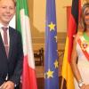 Montevarchis Bürgermeisterin Silvia Chiassai Martini und Kitzingens Oberbürgermeister Stefan Güntner waren sich einig: Die Partnerschaft ihrer Städte soll wiederbelebt werden.