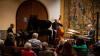 Das Jazztrio "Berlin 21" beim Schweinfurter Kultursommer in der Rathausdiele.