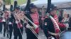 Einzug Moderner Spielmanns- und Fanfarenzug Retzbach in traditioneller Uniform.