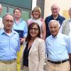 Ehrungen bei der CSU Iphofen (hinten von links): Günter Wolfrath, Heike Guckenberger, Ingrid Kessler, Michael Huckle und Dieter Sturm; (vorne von links) Georg Güntner, Barbara Becker, Heinrich Wirsching und Uwe Matheus.