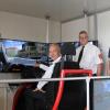 Beim Pressetermin im Feuerwehrhaus in Unterspiesheim probierte Bürgermeister Horst Herbert den modernen Fahrsimulator aus. Mit im Bild sind (von links) Florian Zippel, der Arbeitsbereichsleiter "Katastrophenschutz und Feuerwehrwesen" am Landratsamt Schweinfurt, Kreisbrandrat Holger Strunk und Kreisbrandinspektor Alexander Bönig. Beim Pressetermin im Feuerwehrhaus in Unterspiesheim probierte Bürgermeister Horst Herbert den modernen Fahrsimulator aus. Mit im Bild sind (von links) Florian Zippel, der Arbeitsbereichsleiter "Katastrophenschutz und Feuerwehrwesen" am Landratsamt Schweinfurt, Kreisbrandrat Holger Strunk und Kreisbrandinspektor Alexander Bönig.