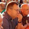 Auch Landrat Wilhelm Schneider und Alexander Bergmann, Stadtrat, besuchten das Fest.