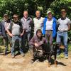 Sie bilden derzeit die Feldgeschworenen-Gruppe in Wülfershausen (von links): hinten Anton Göbel, Martin Weithmann, Reinhold Kömm, Erwin Schmitt, Obmann Konrad Schmitt, Markus Unsleber sowie vorne mit Hund Hilmar Göbel. Nicht im Bild ist Martin Nöth. Sie bilden derzeit die Feldgeschworenen-Gruppe in Wülfershausen (von links): hinten Anton Göbel, Martin Weithmann, Reinhold Kömm, Erwin Schmitt, Obmann Konrad Schmitt, Markus Unsleber sowie vorne mit Hund Hilmar Göbel. Nicht im Bild ist Martin Nöth.
