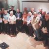Die Jubilare des Fördervereins krebskranker Kinder (25 Jahre)  von links: Michael Stark, Angelika Markert, Frau Stark, Norbert Reuß, Helmut Bulheller, Norbert Schuler, Annemarie Schuler, Franz Geus, Helmut Schad, Herbert Lutz, Agnes Schad, Magda Mauder, Albert Mauder, Gisela Lück, Klaus Lück, Reinhard Lutz,  Bürgermeister Willi Warmuth, Winfried Schulz und Annemarie Lutz.