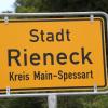 Ortsschild Rieneck.