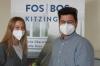 Sind froh, dass sie an der FOS/BOS in Kitzingen unterrichtet werden. Rosalie Steinmeyer und Benedikt Braun.