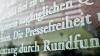 Bundespräsident Frank-Walter Steinmeier: "Wer das Licht der Information aussperren muss, der braucht offenbar Finsternis, für das, was er tut."