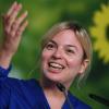 Fordert von Innenminister Joachim Herrmann (CSU) mehr Härte gegen unangemeldete Corona-Demos in Bayern: Grünen-Fraktionschefin Katharina Schulze. 