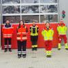 Die Teilnehmerinnen und Teilnehmer der First-Responder-Schulung in Frickenhausen. Die Teilnehmerinnen und Teilnehmer der First-Responder-Schulung in Frickenhausen.