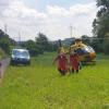Die Rettungskräfte waren nach dem Unfall an jenem Juli-Samstag sehr schnell zur Stelle; ein Rettungshubschrauber brachte den Schwerverletzten ins Krankenhaus.