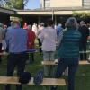 Open-Air-Gottesdienst im Innenhof von St- Michael Schweinfurt