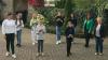 Barbara Becker (MdL, Zweite von rechts) stattete der Mädchenrealschule Volkach einen Besuch ab, um sich über die Ergebnisse des Franziskuslaufes zu informieren, der unter ihrer Schirmherrschaft stattfand.