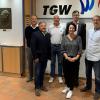 Der Vorstand der TG 1848 (v.l.): Raimund Schäfer (Geschäftsführer), Joachim Jeske (Schatzmeister), Manfred Graus (1. Vorsitzender), Kim Samtleben-Feige (3. Vorsitzende), Rainer Graf (2. Vorsitzender) und Rolf Popov (Beisitzer).