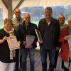 Das Bild zeigt (von links): Vorstand Gerd Dobesch, Gabriele Müller (50 Jahre), Vorstand Rainer Obmann, Werner Elsinger (50), Guntram Leimeister (50), Vorstand Katja Wagner-König, Marianne Riedel (40), Josef Fleischmann (40). Die Jubilare für 65-jährige Mitgliedschaft, Rosemarie Liebler und Wolfgang Mehling, konnten an der JHV nicht teilnehmen.