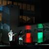 Der Auftritt der Gruppe "Homey L´mone" wurde mit Videoprojektionen optisch bereichert.