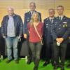 Die Vorstandschaft der Wiesentheider Feuerwehr wurde bei der Hauptversammlung im Amt bestätigt. Zu ihr gehören (von links):  Günter Klein, Ernst-Ludwig Wobb, Michael Rückel, Sandy Naumann, Klaus Schraut, Florian Patzolt und Bernd Ludwig.